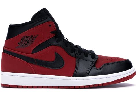 nike jordan 1 mid schwarz rot 40|jordan 1 leather shoes.